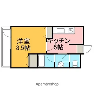 ドレスデン実相寺【303号室】の間取り