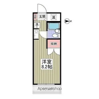 リュミエ本厚木【1階】の間取り