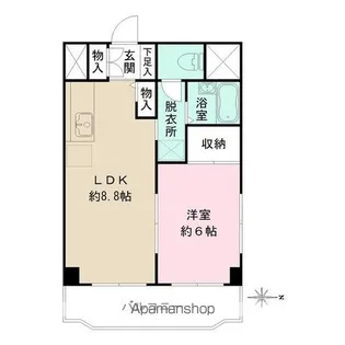シェソワ百人町【4階】の間取り