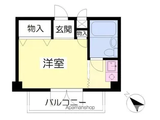 サンプラザベビードール【403号室】の間取り