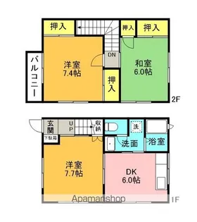 ミルトニア【1階】の間取り