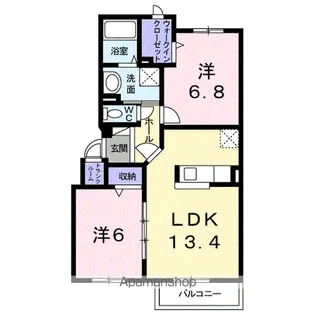 ハッピーツリー【3階】の間取り