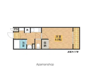 ルミエール・マゴジⅢ【201号室】の間取り