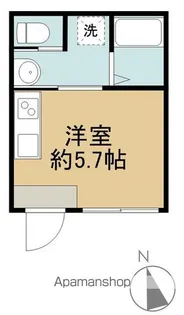 ビエナ桜山【1階】の間取り