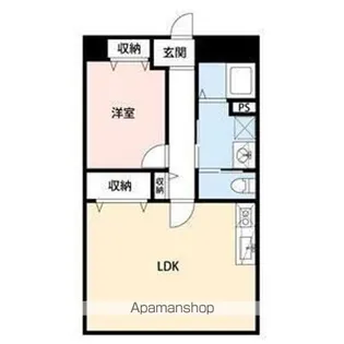 レジデンス野村【105号室】の間取り