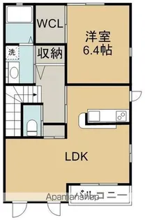 リジェールマレⅢ【2階】の間取り