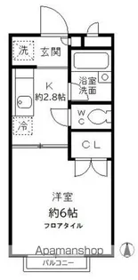 リベール玉川【2階】の間取り
