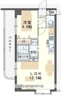 グレース萩野町【3階】の間取り
