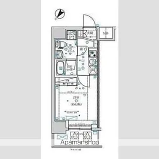 スパシエウインド横浜【9階】の間取り
