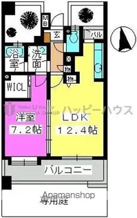 ピュアハイム和白丘【1階】の間取り