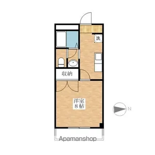 ラビットストリート【207号室】の間取り