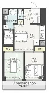 第二大岩ハイデンス【403号室】の間取り