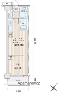 エスティメゾン豊洲レジデンスE【2階】の間取り