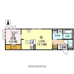 SINFARIA YUZATO B棟【102号室】の間取り