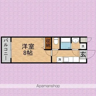 カンパーナ【111号室】の間取り