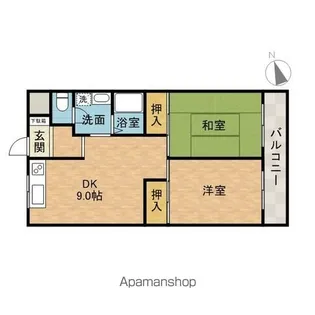 STマンションⅠ【2階】の間取り