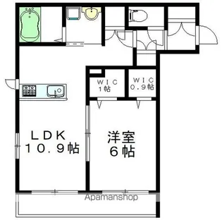 へーベルメゾン阿佐ヶ谷【3階】の間取り