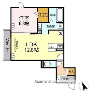 プランドール【2階】の間取り