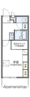 レオパレスらいちょう【204号室】の間取り