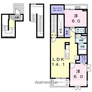 PRESAGEⅡ【3階】の間取り