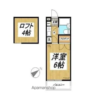 ラフォーレ向山【102号室】の間取り