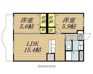 メゾン・ルシオル【1階】の間取り