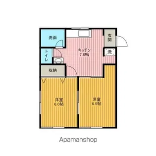 コーポウィン【102号室】の間取り