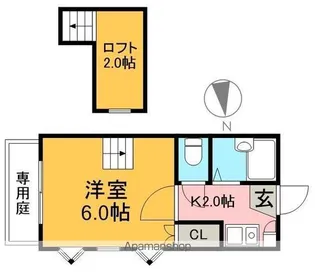 F・グレース高須新町【1階】の間取り