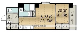 LA GRACE FUKUSHIMAⅡ【4階】の間取り