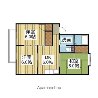 ガーデンハイツA【201号室】の間取り