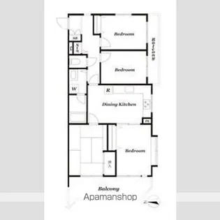 ライオンズマンション東戸塚第2【4階】の間取り