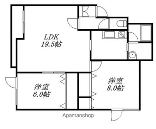 メゾン・ド・コナ【2階】の間取り