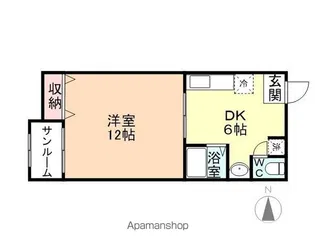 AMANDE【2階】の間取り