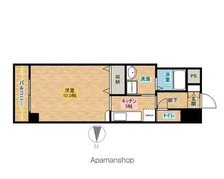 ROYAL ITAYA【5階】の間取り