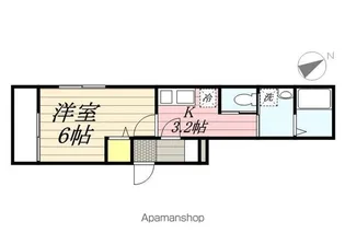 ヒルバレー新八柱【1階】の間取り