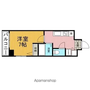 ヴィータローザCQレジデンス南千住【10階】の間取り