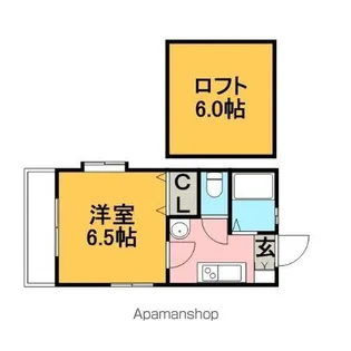 フーガ・アネックス2号館【103号室】の間取り