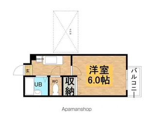 エル・ピソⅡ番館【2階】の間取り