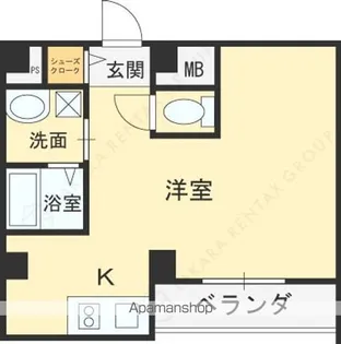 ガーデンヒルズ守口【7階】の間取り