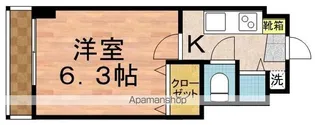 グランドルー【503号室】の間取り