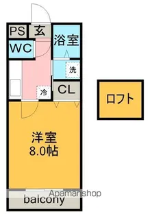 ソレーユ高畑【4階】の間取り