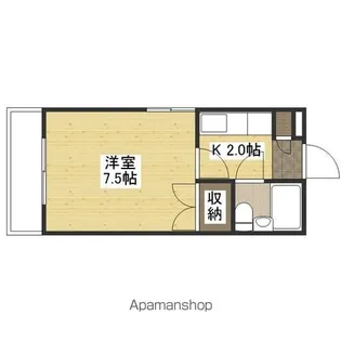 第2コーポ倉本【304号室】の間取り