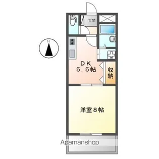 ラフィーヌ上野田【2階】の間取り