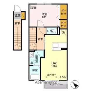 アルカンシェル【2階】の間取り