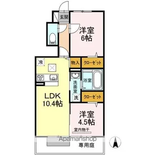 アーク【1階】の間取り