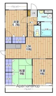 シュプレム・T【101号室】の間取り