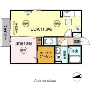LIEBE・K【1階】の間取り