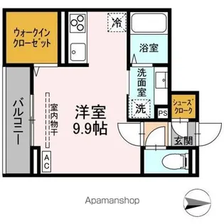 JーROOM妃 VII番館 屋代駅前【3階】の間取り