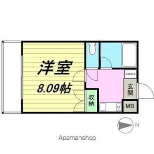 IKI本館ビル【1階】の間取り