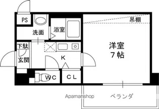 M‘PLAZA門真駅前【401A号室】の間取り